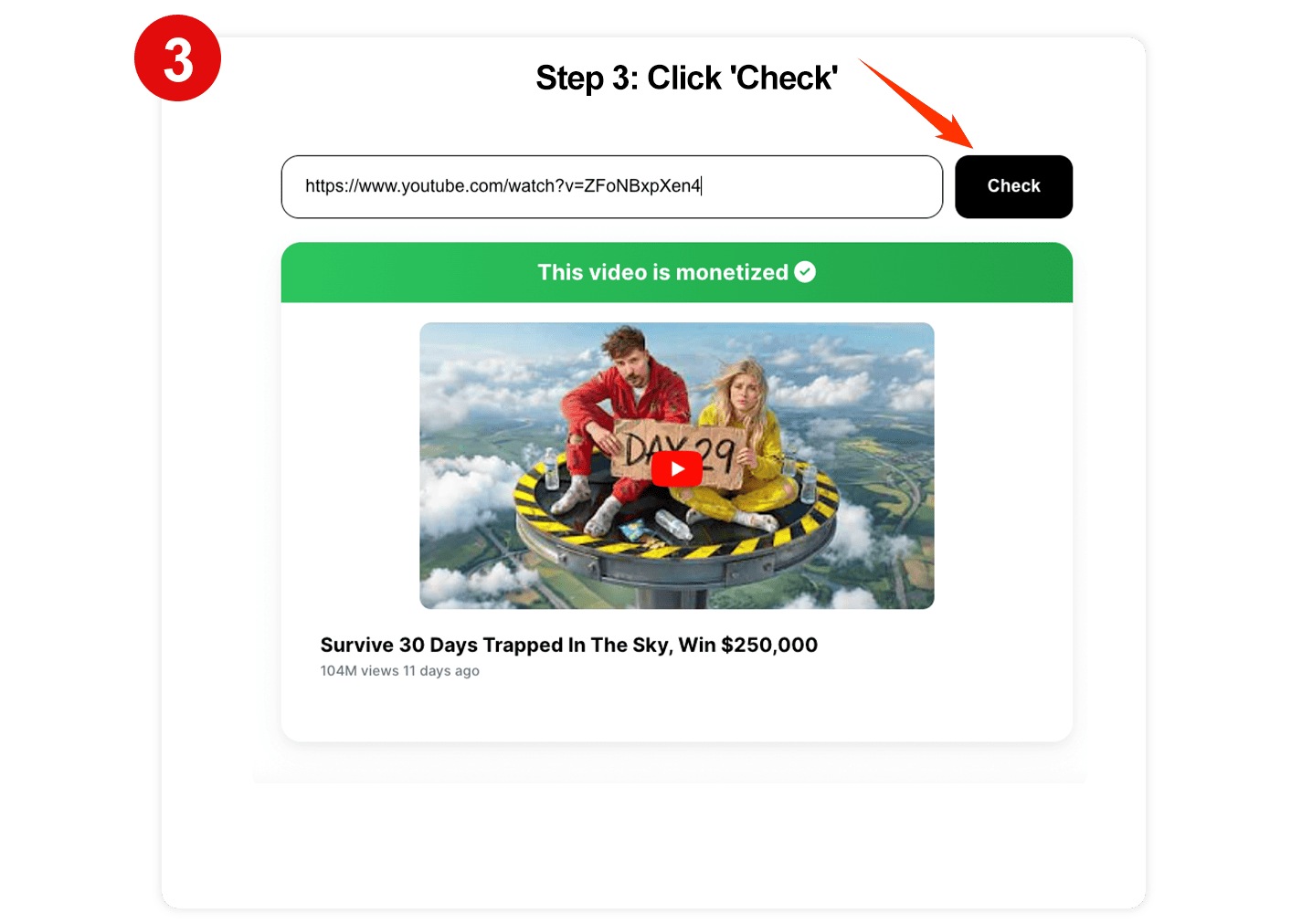How to use youtube monetization checker