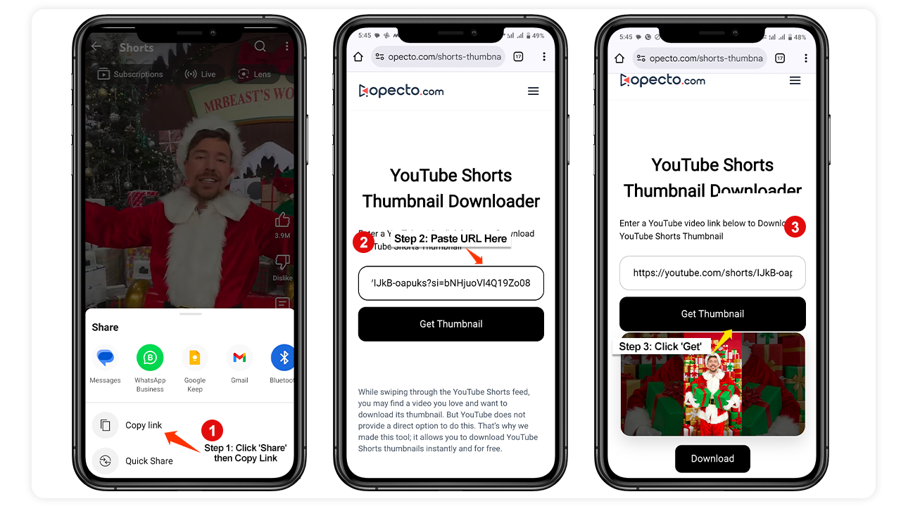 YouTube Shorts downloader mobile